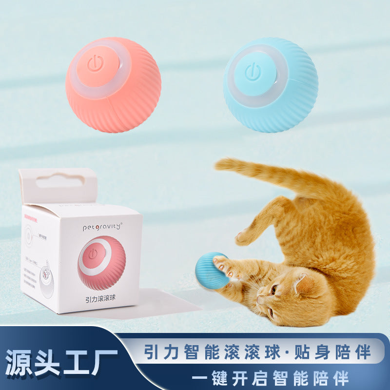 スマート電動猫用ボール｜自動で動く！楽しく運動できるおもちゃ