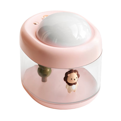 加湿器と3Dキャラクターを備えたスタープロジェクターランプ cute pet
