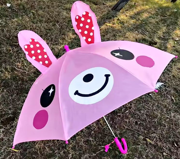 キッズアニマル傘 – Kids Animal Umbrella | Cute 3D Ears & Colorful Designs